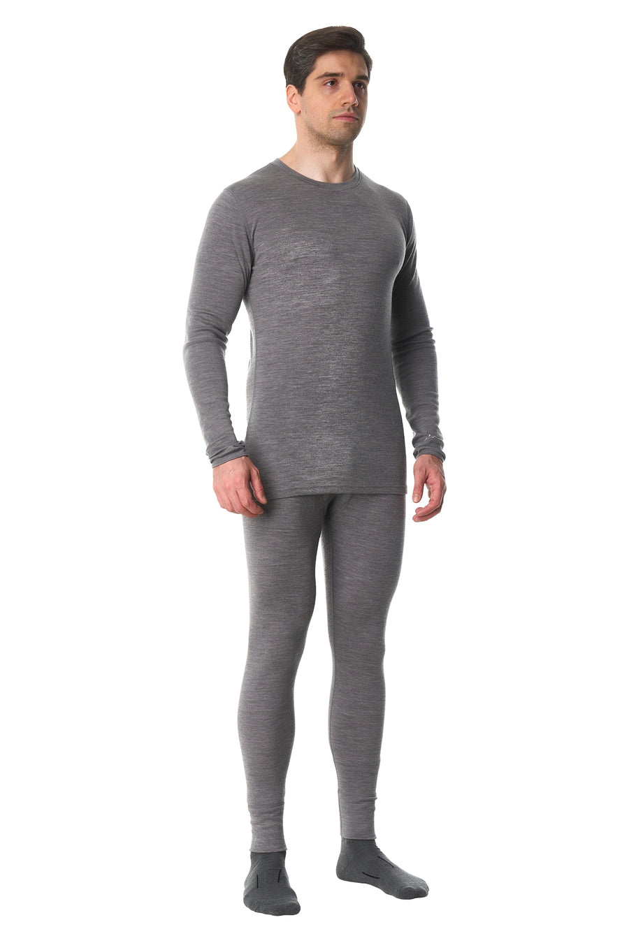 Men's Merino Thermal Set 250 Heather Grey — view 4