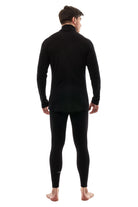 Men's Merino Turtleneck Thermal Set 250 Black High Neck — view 2