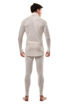 Men's Merino Turtleneck Thermal Set 250 Light Grey High Neck — view 2