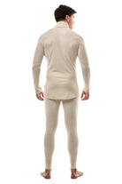 Men's Merino Turtleneck Thermal Set 250 Natural White High Neck — view 2