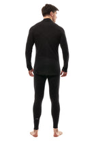 Men's Merino Turtleneck Thermal Set 250 Charcoal Grey Low Neck — view 2