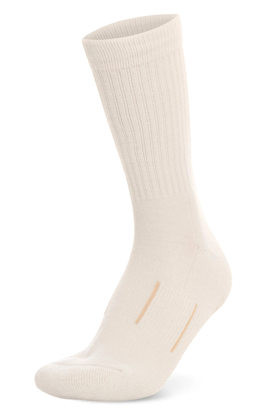 Merino Wool Hiking Socks, 3 pack, Natural White — view 2