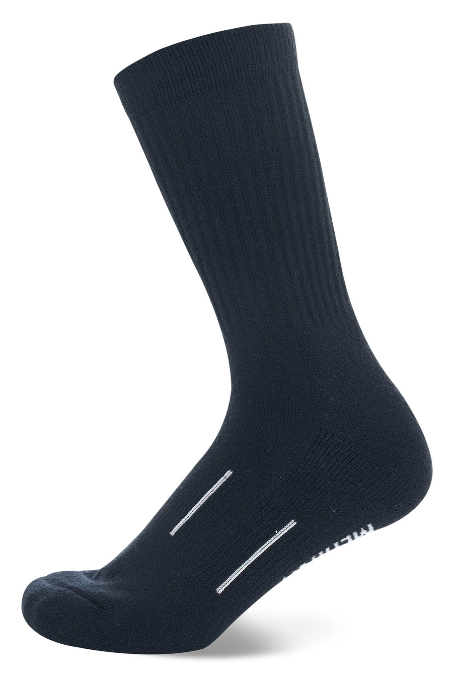 Merino Wool Hiking Socks, 3 pack, Navy Blue — view 3