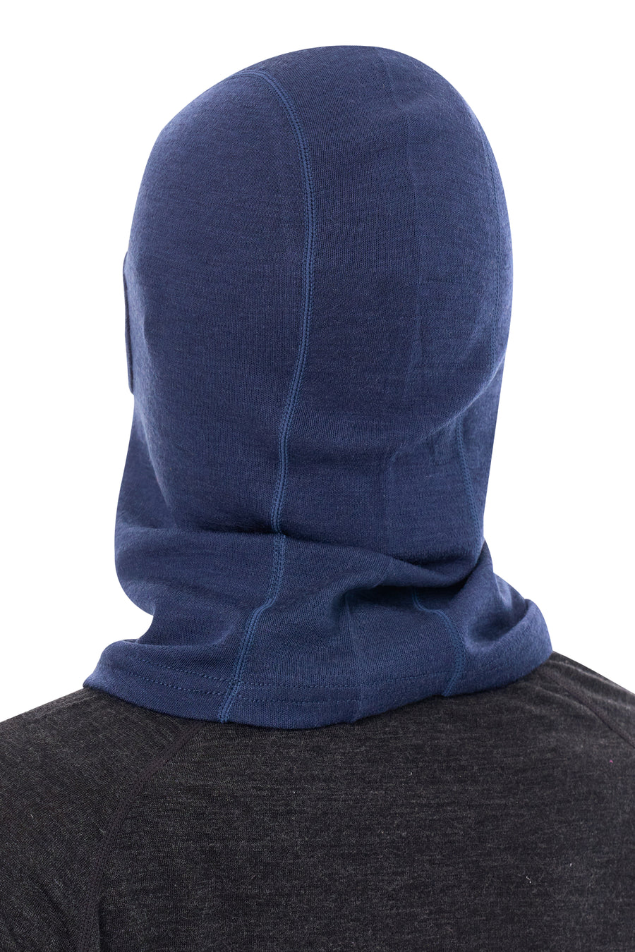 Merino Wool Balaclava Navy — view 2