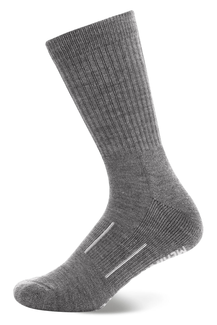 Merino Wool Hiking Socks, 3 pack, Pearl Grey — view 3