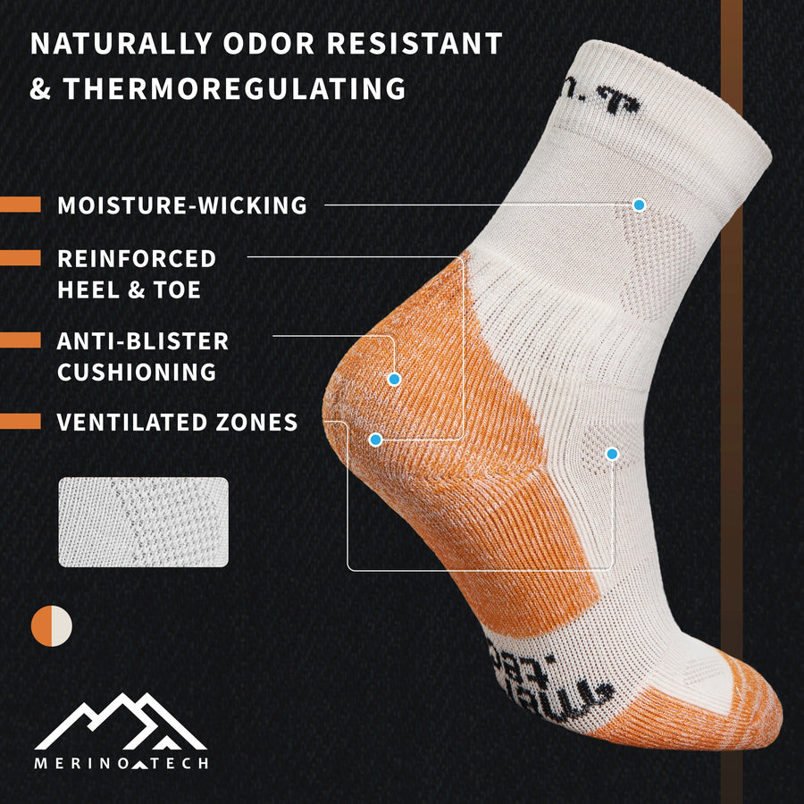 Merino Wool Hiking Socks, 2 pack, Old England — view 2