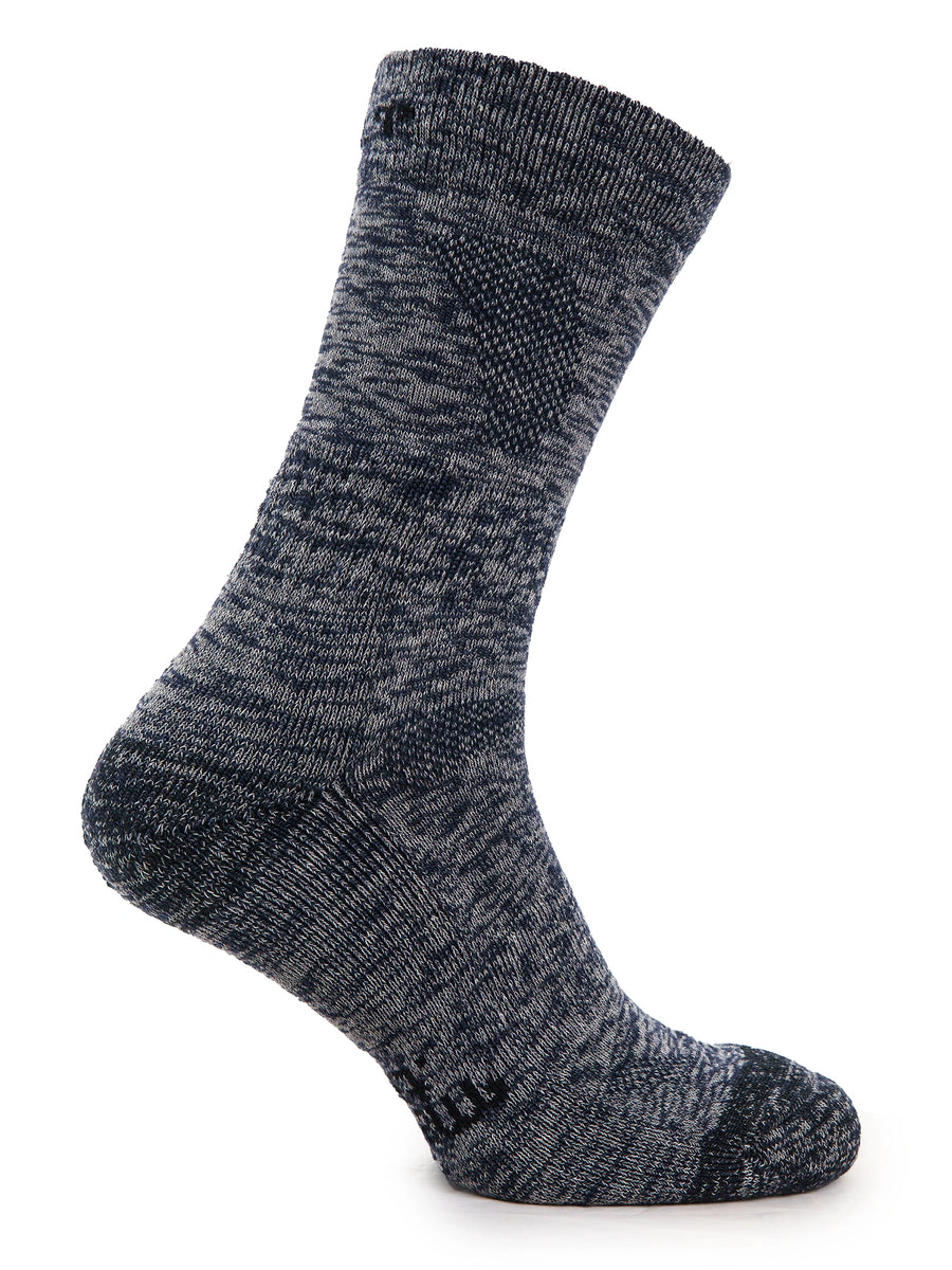Merino Wool Hiking Socks, 2 pack, Dark River — view 2