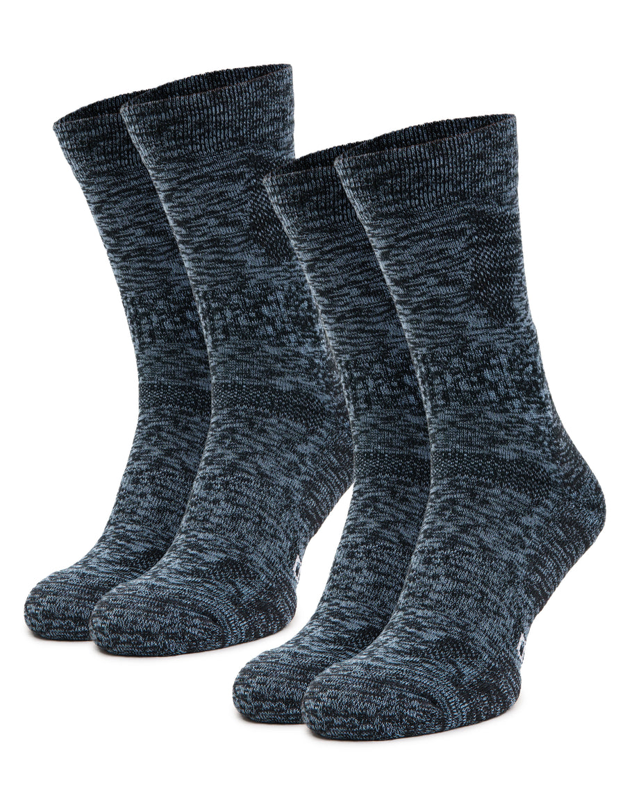Merino Wool Hiking Socks, 2 pack, Winter Sky