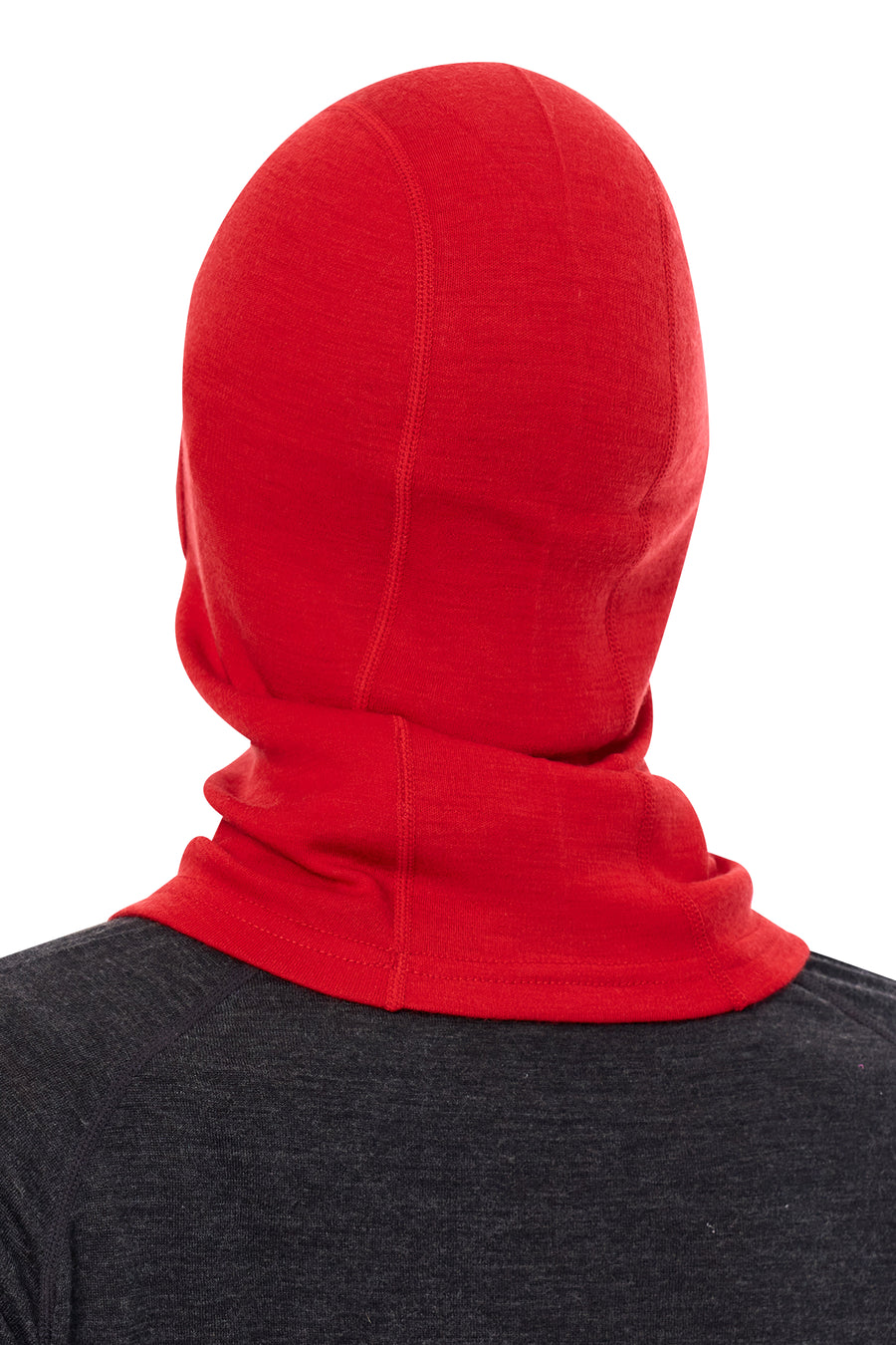 Merino Wool Balaclava Red — view 2