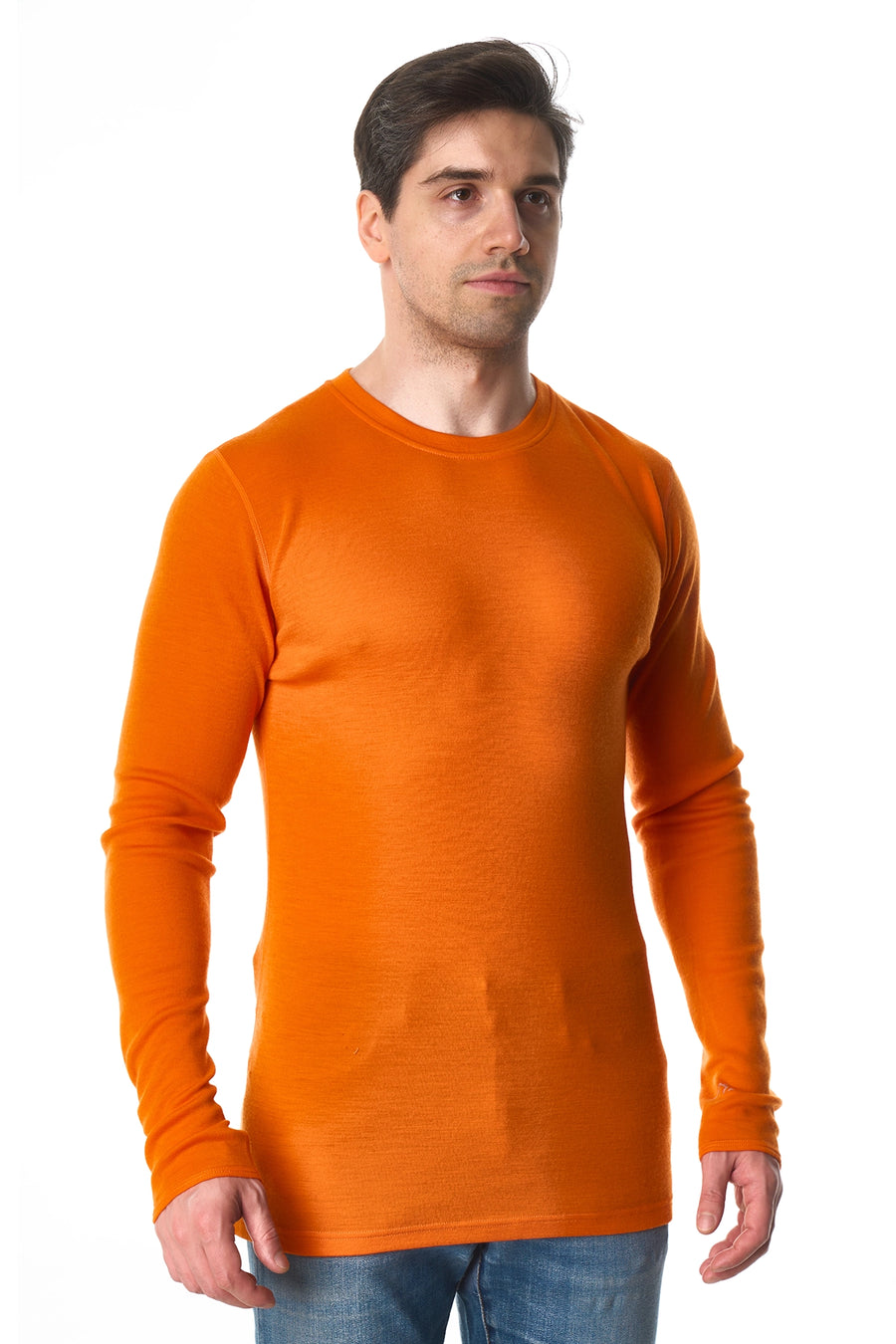 Men's Merino Long Sleeve 250 Hunter Orange — view 5