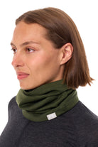 Merino Neck Gaiter 230 Army Green — view 5