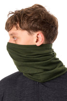 Merino Neck Gaiter 230 Army Green — view 2