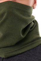 Merino Neck Gaiter 230 Army Green — view 3