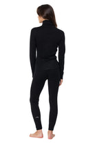 Women's Merino Turtleneck Thermal Set 250 Black High Neck — view 2
