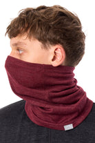 Merino Neck Gaiter 230 Burgundy — view 2