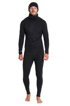 Men's Charcoal Grey Merino Wool Set 250 + Beanie & Gaiter