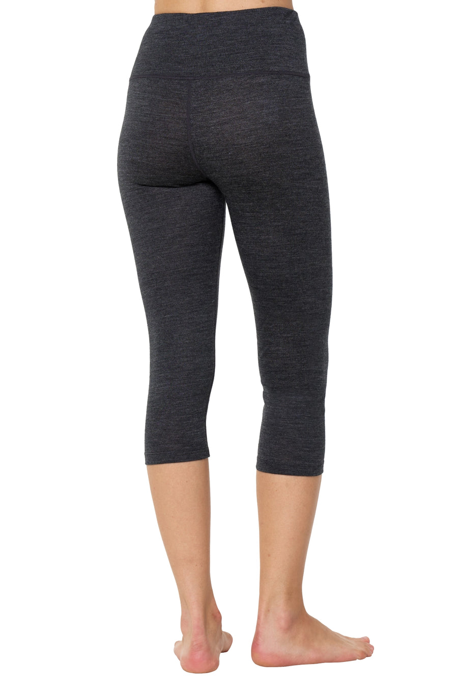 Women's Merino 3/4 Pants 200 Charcoal — view 2