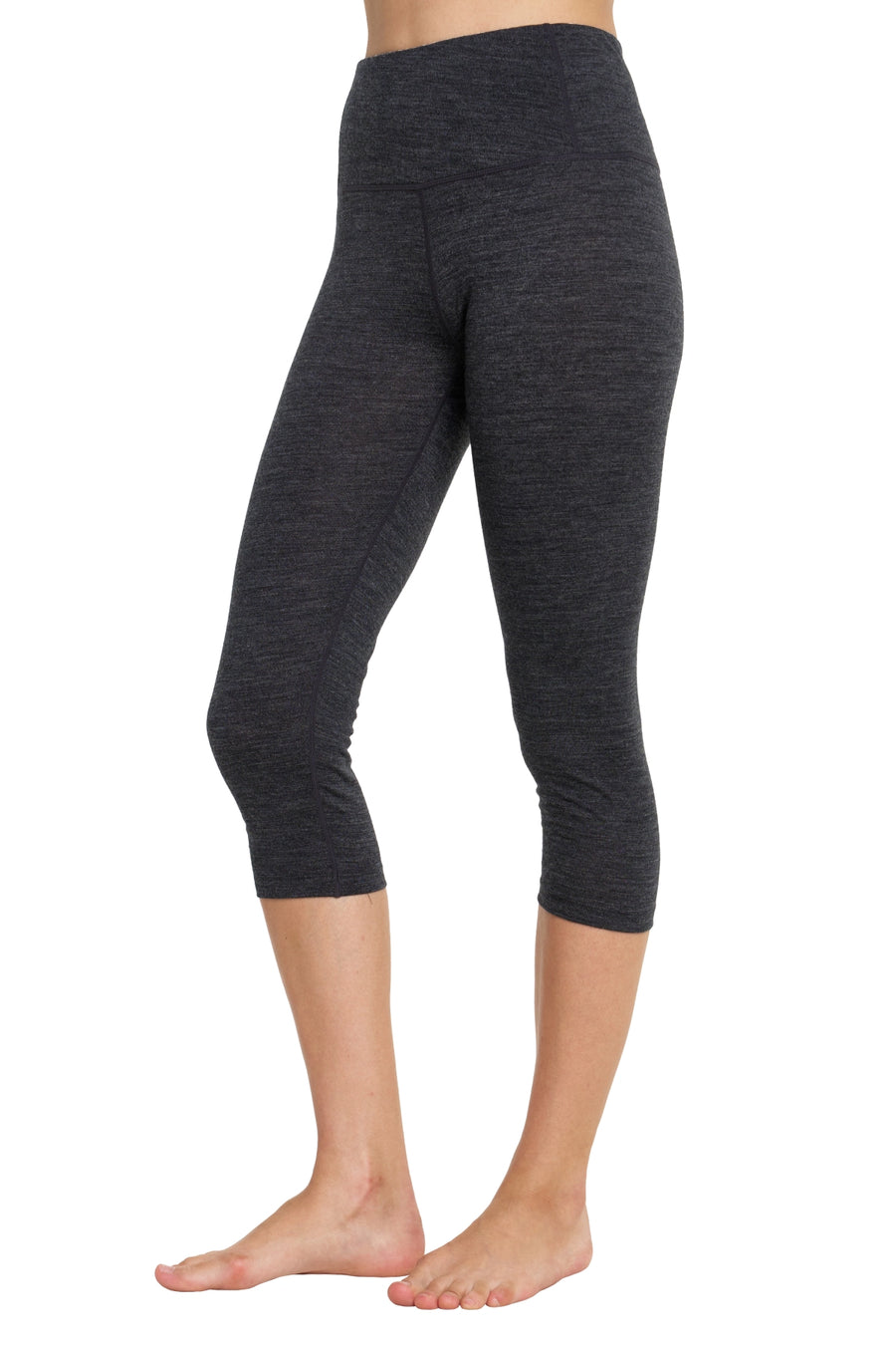 Women's Merino 3/4 Pants 200 Charcoal — view 3