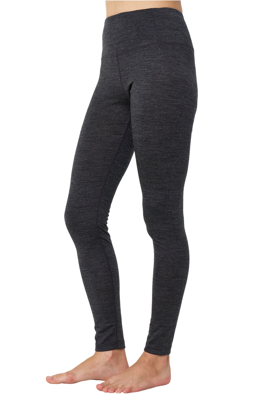 Women's Merino Pants 200 Charcoal — view 3