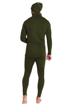 Men's Dark Olive Merino Wool Set 250 + Beanie & Gaiter — view 2