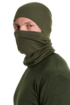 Men's Dark Olive Merino Wool Set 250 + Beanie & Gaiter — view 4