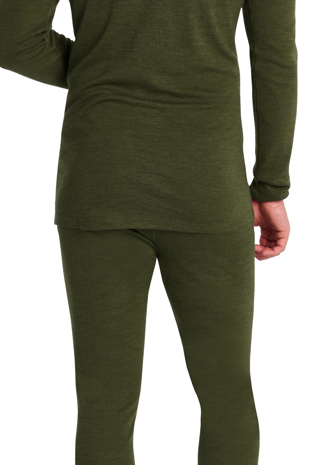 Men's Dark Olive Merino Wool Set 250 + Beanie & Gaiter — view 5