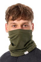 Merino Neck Gaiter 230 Dark Olive