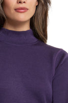 Women's Merino Turtleneck Thermal Set 250 Dark Purple Low Neck — view 4