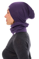 Adult Beanie Dark Purple + Gaiter — view 5