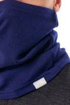 Merino Neck Gaiter 230 Deep Navy — view 3
