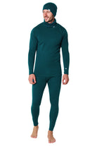 Men's Deep Teal Merino Wool Set 250 + Beanie & Gaiter