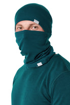 Men's Deep Teal Merino Wool Set 250 + Beanie & Gaiter — view 4