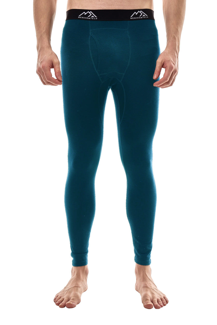 Men's Merino Pants 200 Deep Teal