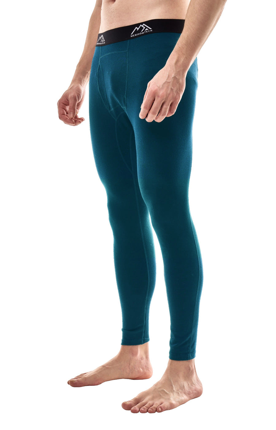 Men's Merino Pants 200 Deep Teal — view 3