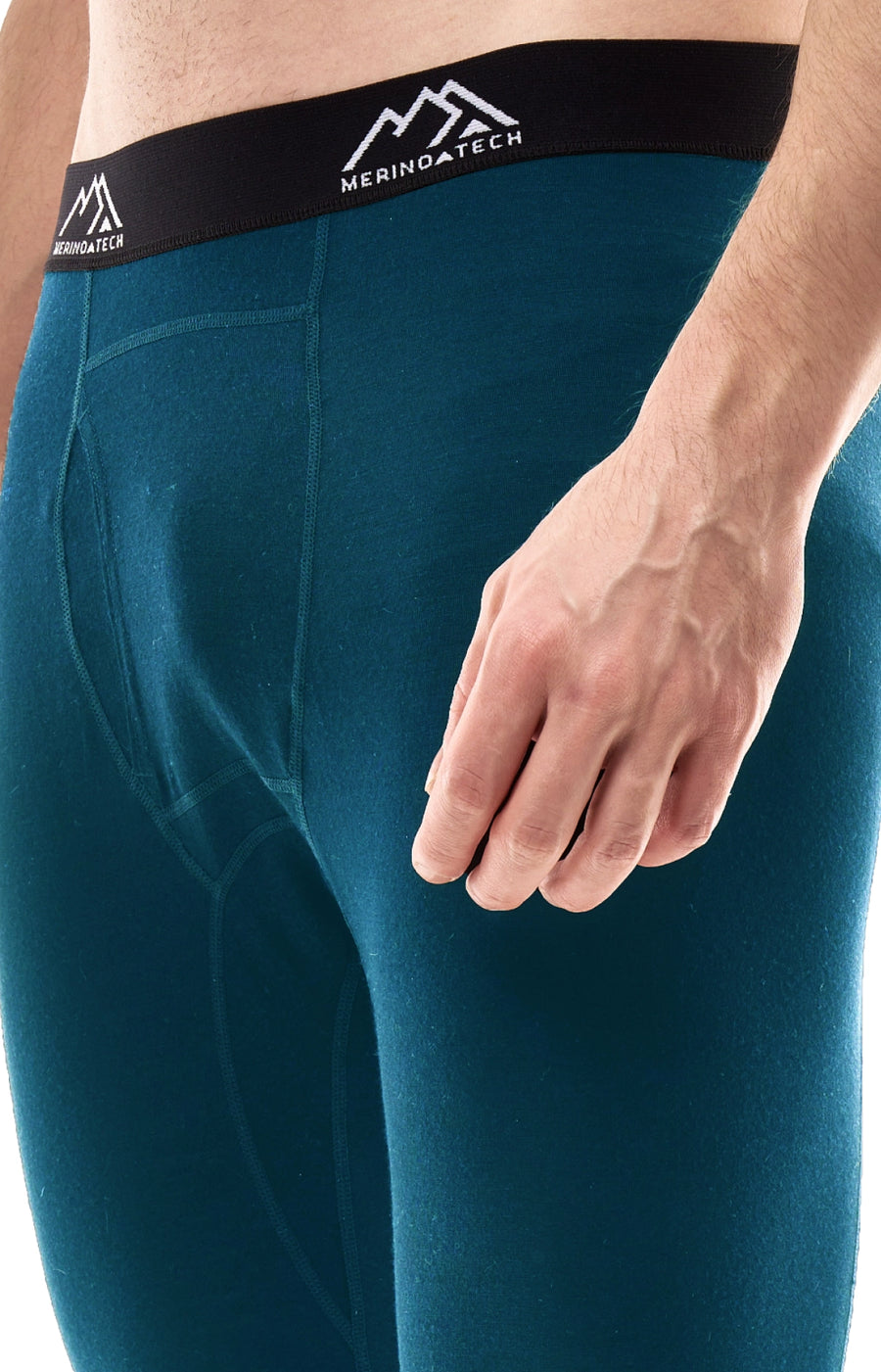 Men's Merino Pants 200 Deep Teal — view 4