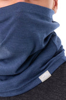 Merino Neck Gaiter 230 Denim — view 3