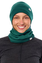 Adult Beanie Forest Green + Gaiter