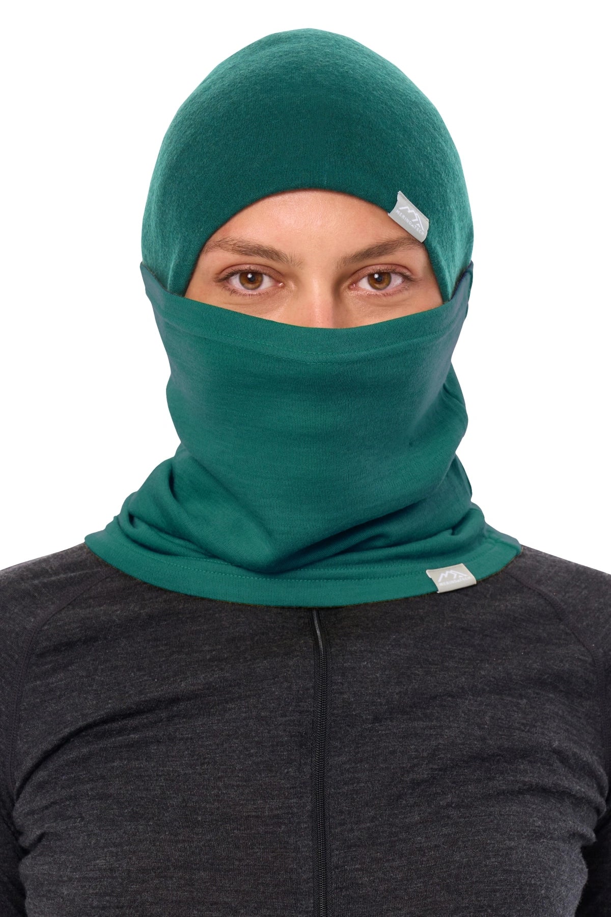 Adult Beanie Forest Green + Gaiter — view 3