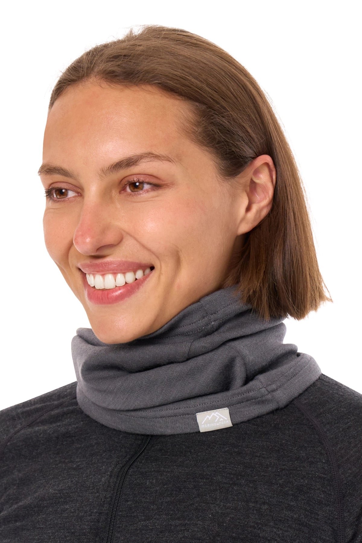 Merino Neck Gaiter 230 Grey Shades — view 5