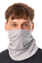 Merino Neck Gaiter 230 Heather Grey