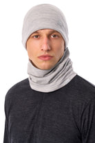 Adult Beanie Heather Grey + Gaiter — view 5