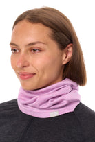 Merino Neck Gaiter 230 Heather Lilac — view 5