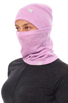 Adult Beanie Heather Lilac + Gaiter — view 5