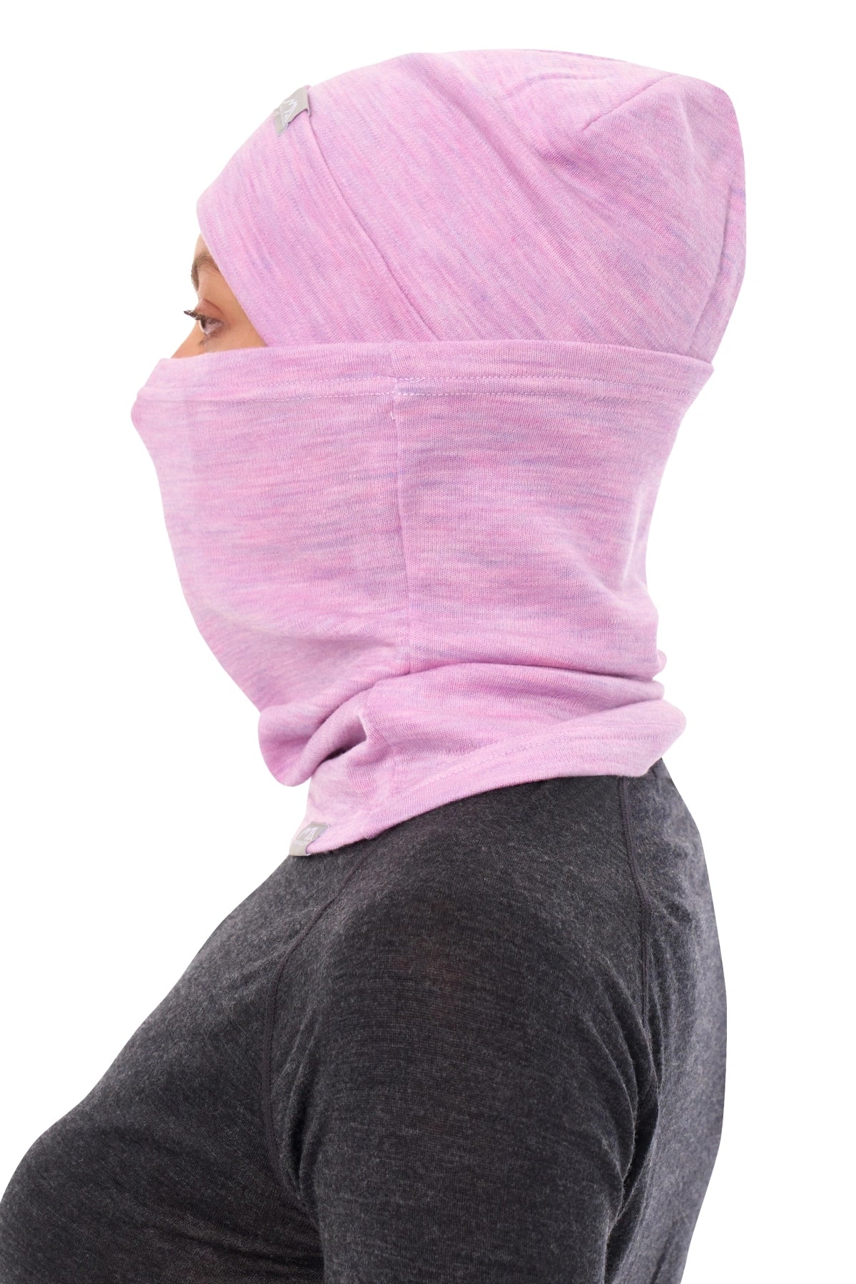 Adult Beanie Heather Lilac + Gaiter — view 6