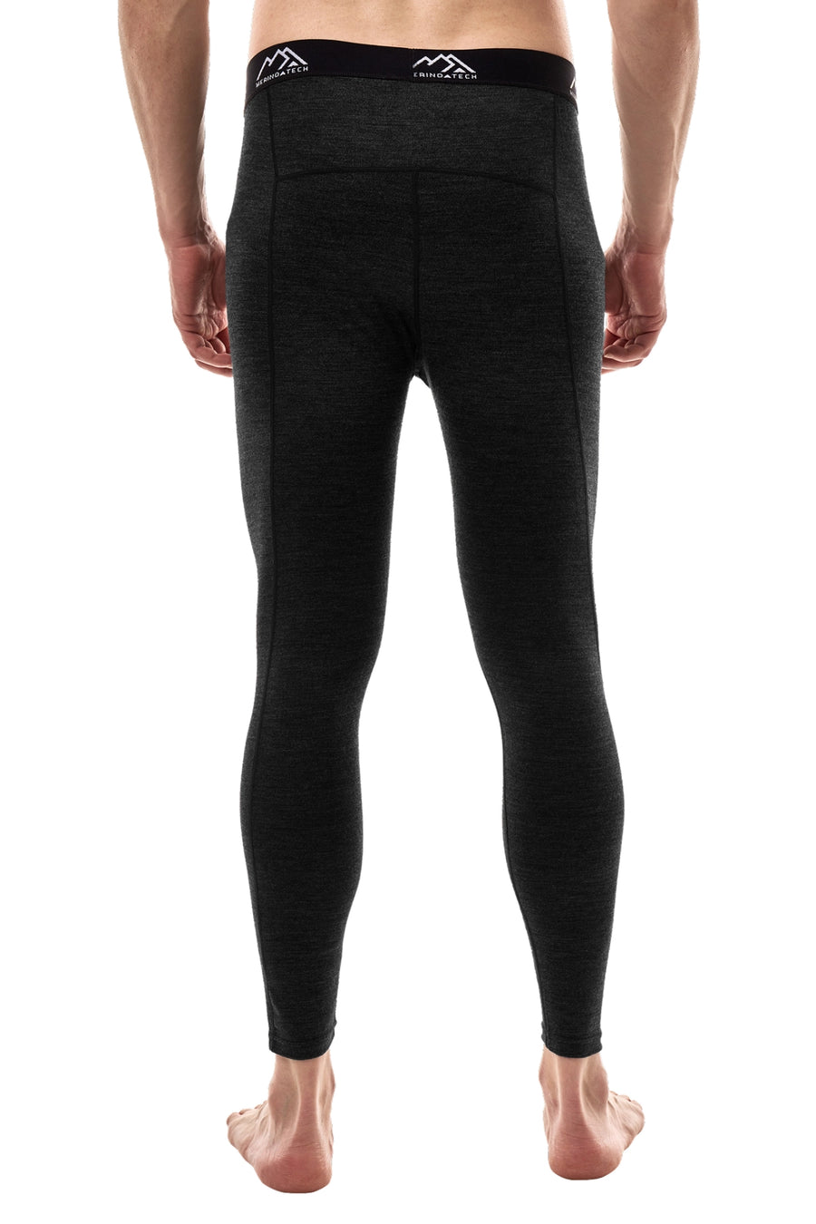 Men's Merino Pants 200 Heathered Black — view 2