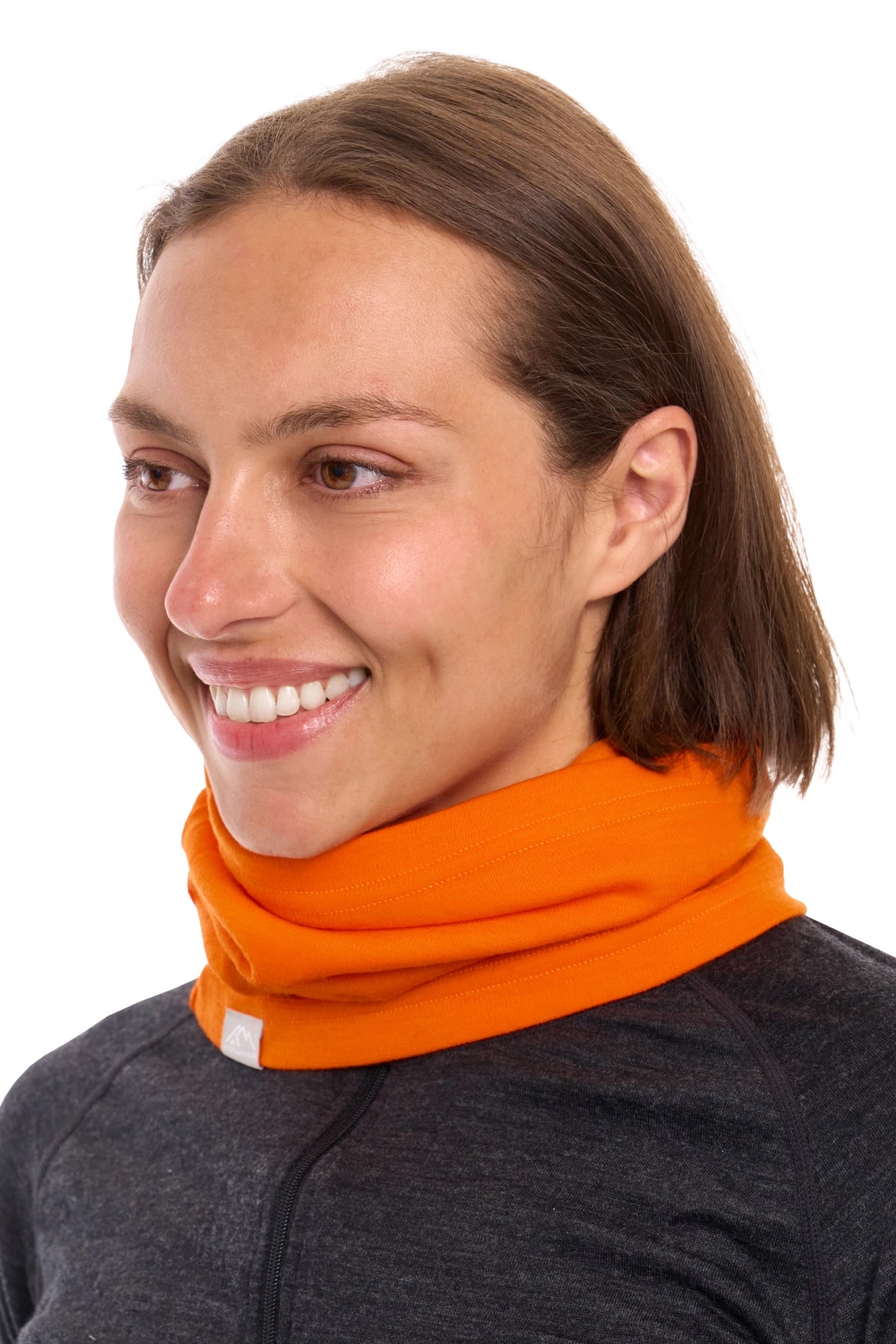 Merino Neck Gaiter 230 Hunter Orange — view 5