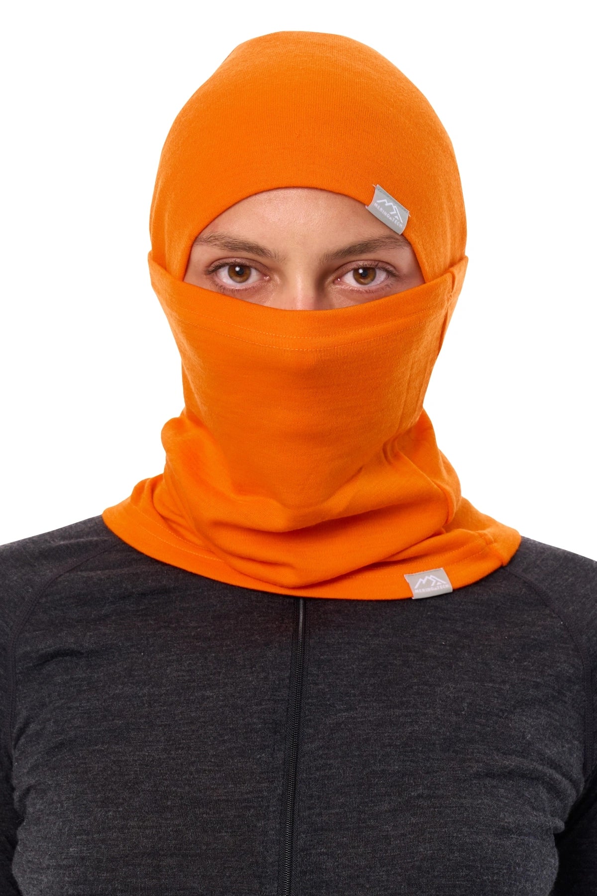 Adult Beanie Hunter Orange + Gaiter — view 4