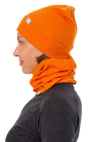 Adult Beanie Hunter Orange + Gaiter — view 3