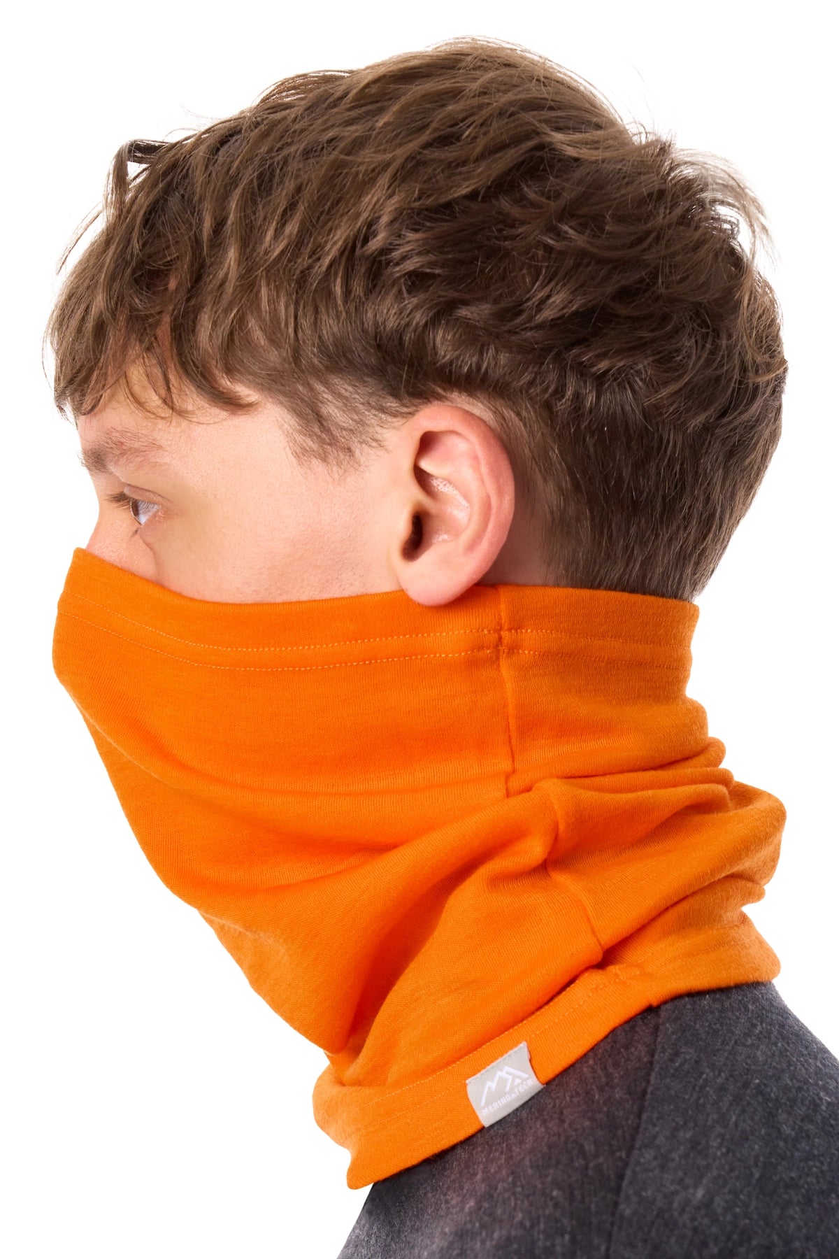 Merino Neck Gaiter 230 Hunter Orange — view 2