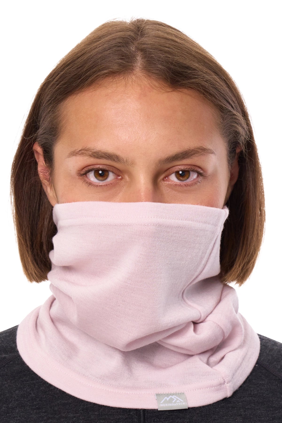 Merino Neck Gaiter 230 Light Lavender